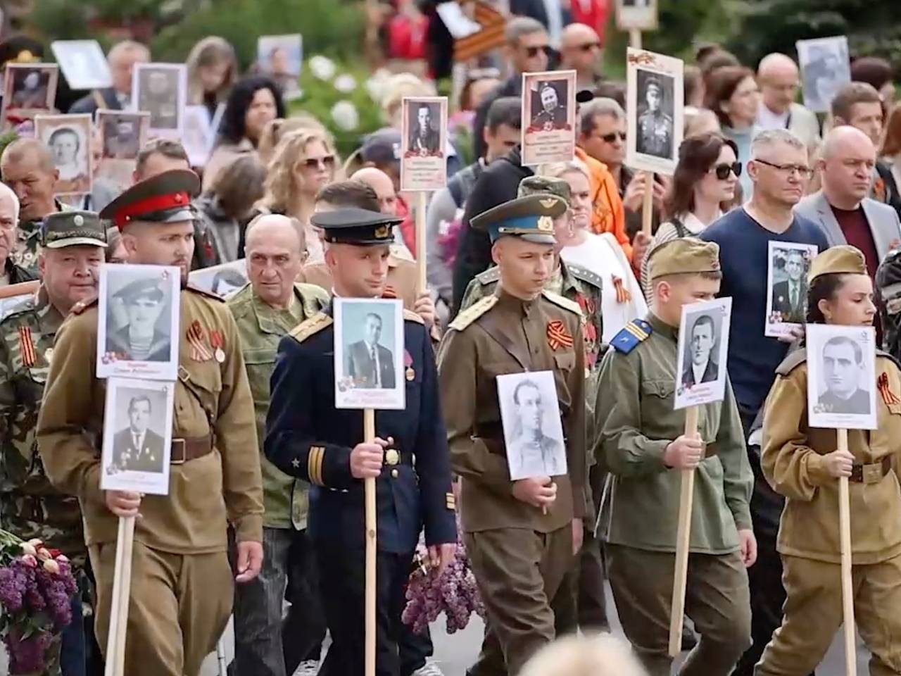 «Бессмертный полк» в Приднестровье собрал более ста тысяч человек